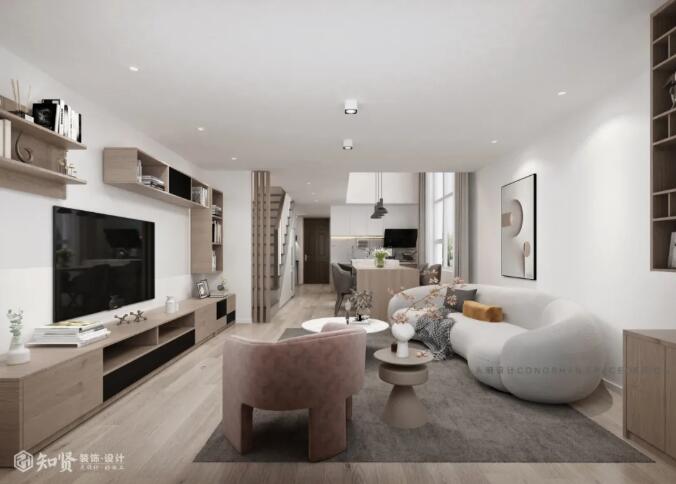 91㎡现代风格Loft公寓，温润雅致，自然简单的生活！#浦东装修##装修案例#